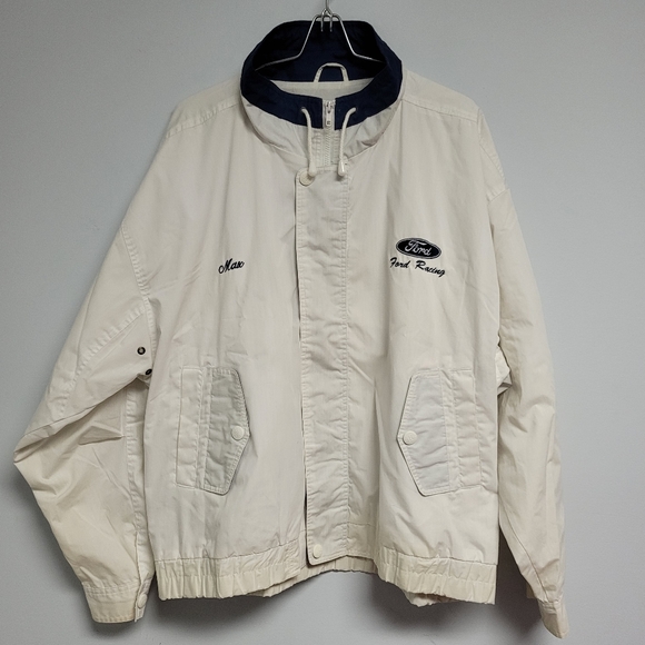 Ford Racing Employee Jacket‎ Hartwell Viasport Mens Large Full Zip Windbreaker - Picture 1 of 11